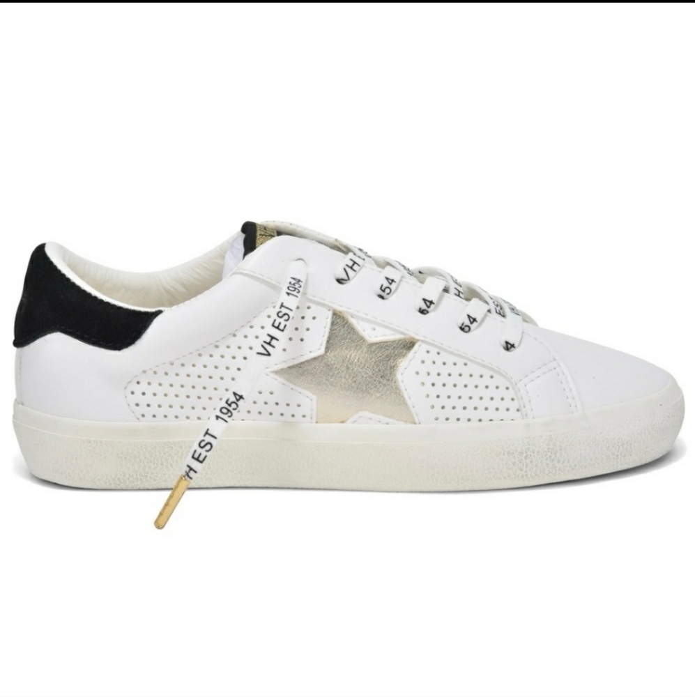 Vintage Havana Gadol Gail Sneakers Star White Gold - Picture 2 of 12